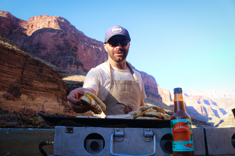 partner steel stove on the grand canyon